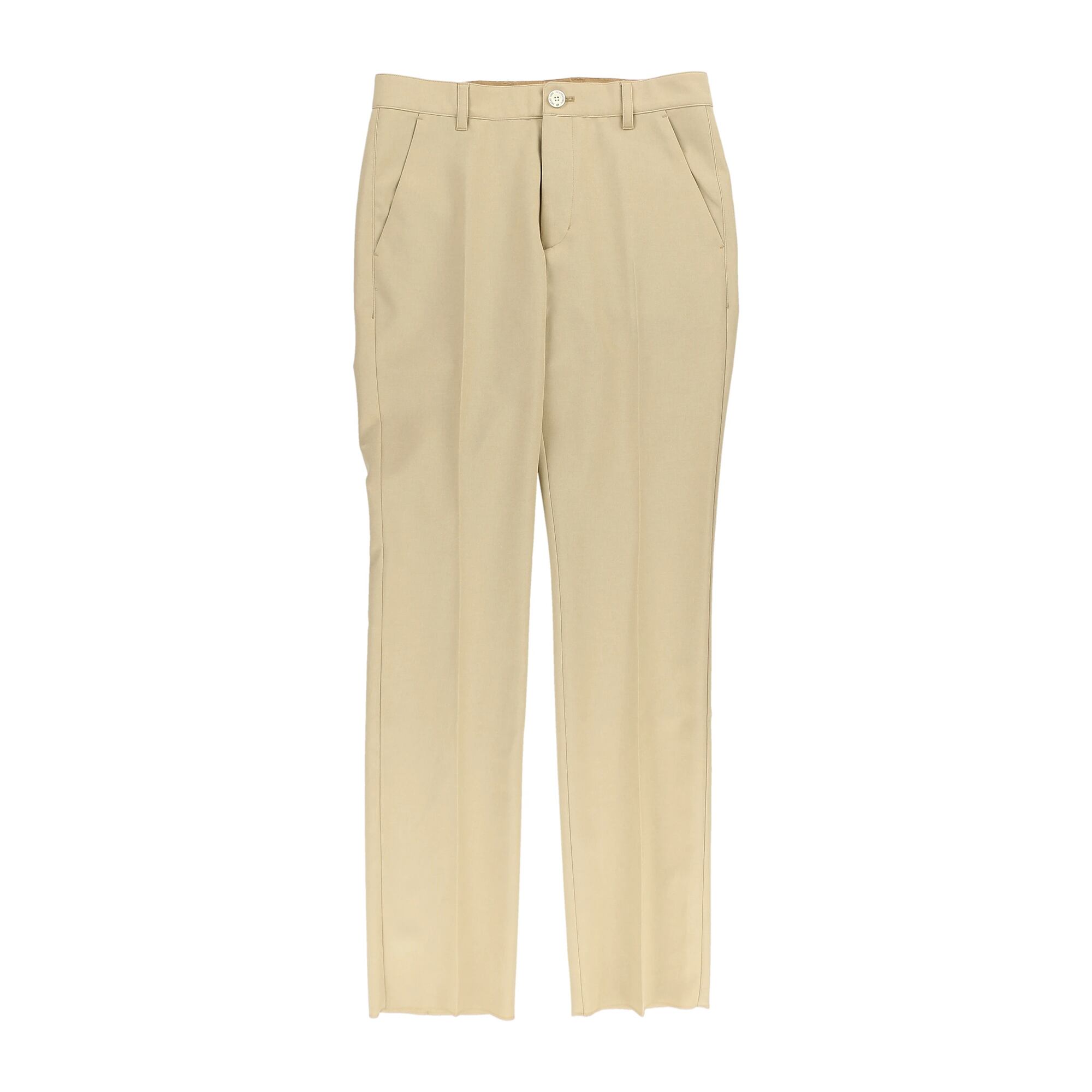 リサイクル素材】MENS 強撚ウールタッチ ロングパンツ 071432405 | ZOY