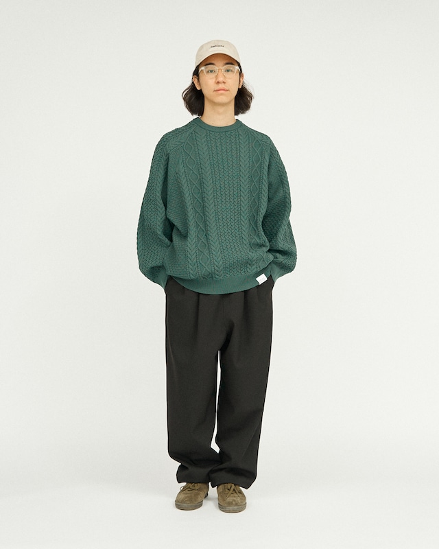 【FreshService(フレッシュサービス)】DOWN FABRIC TWO TUCK TRACK PANTS（FSW-23-PT_258）