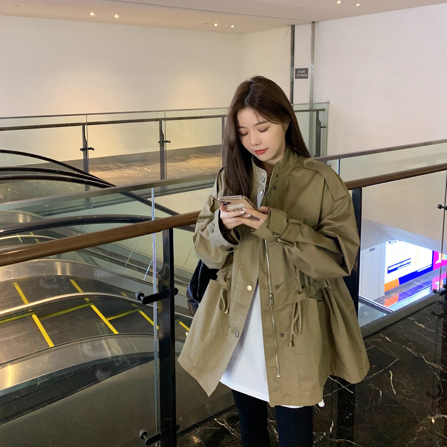 スプリングカラーギャザースタイルジャケット ストリート 春物 6Du_Shop_Women49316491842