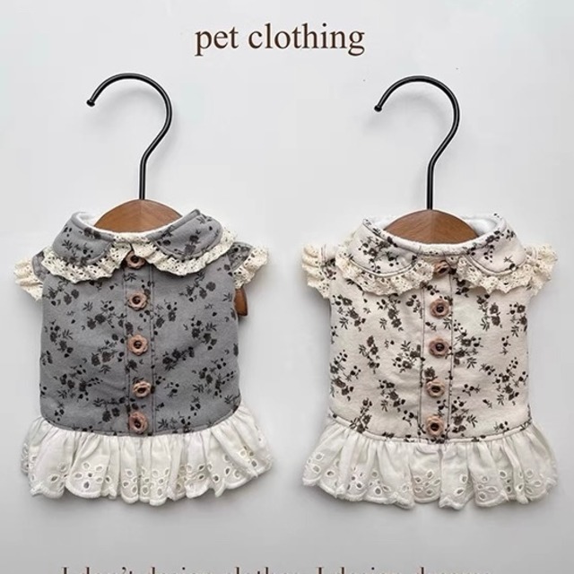 flower round collar one-piece