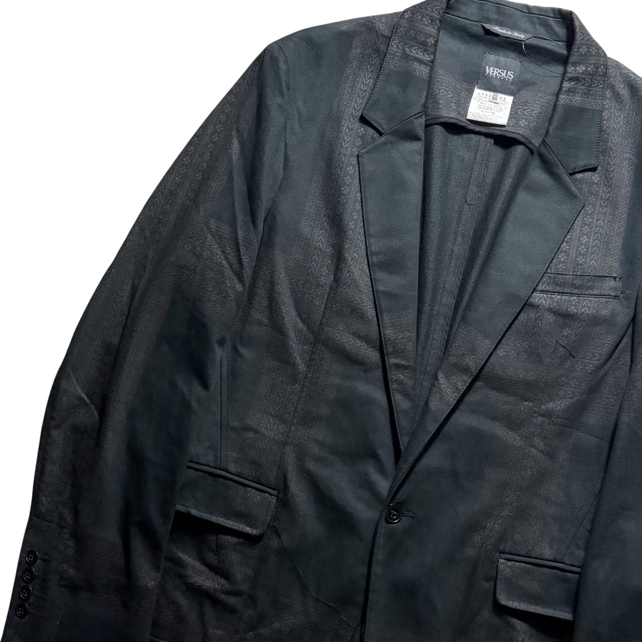 vintage VERSUS VERSACE printed cotton tailored jacket