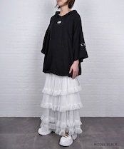 【直営限定ITEM】ソフトシアサッカーフーディー (BLACK) CQ-49002H
