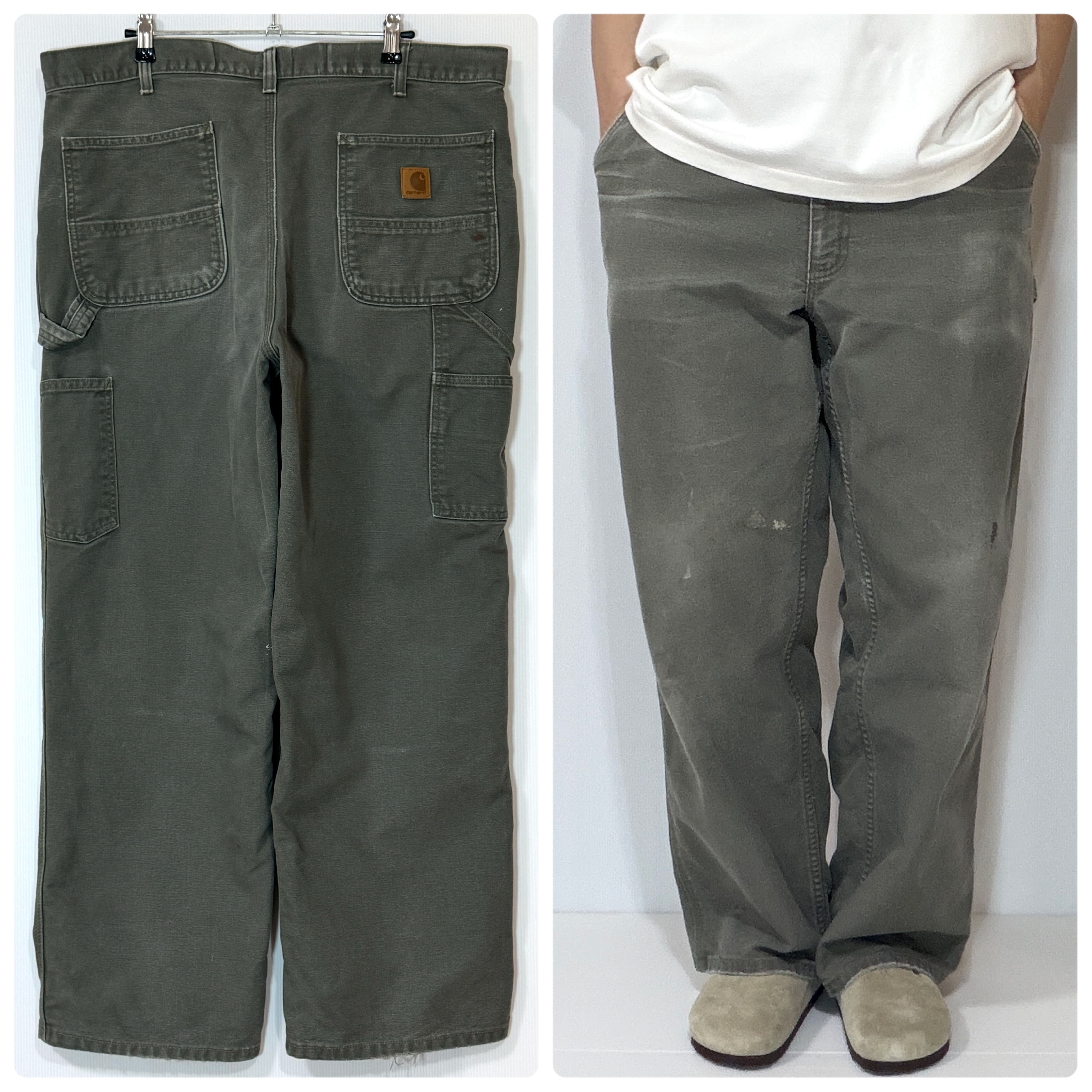 Carhartt W38 L30 Ripstop Cotton 9.25oz Double Knee Cargo Painter