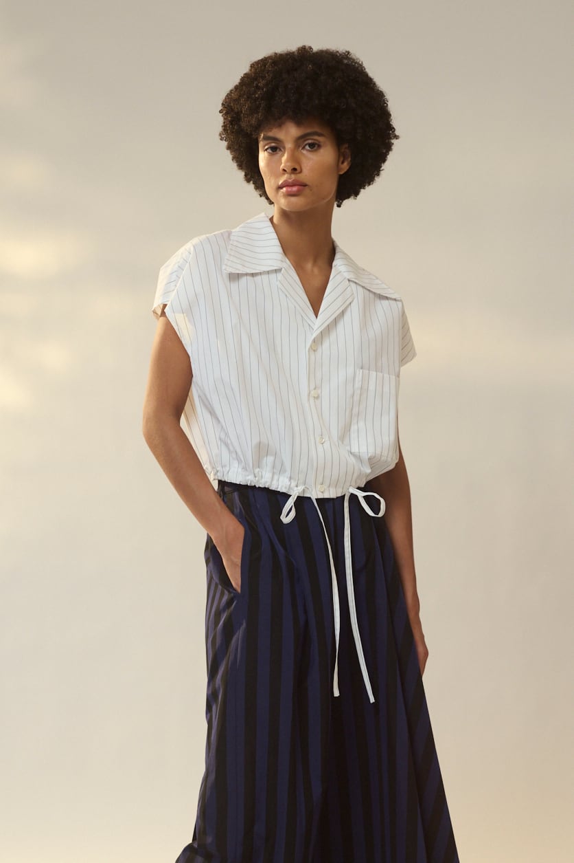 美品  ウジョー　ujoh  ストライプ　トップス　ノースリーブ SHIRT | UJOH ― UJOH ONLINE SHOP 【UJOH公式通販】