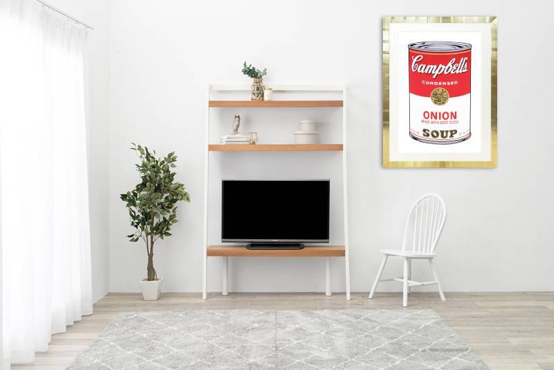 アンディーウォーホール　キャンベルスープ オニオン アート アンディ ウォーホル「キャンベル スープ(オニオン)1968」展示用