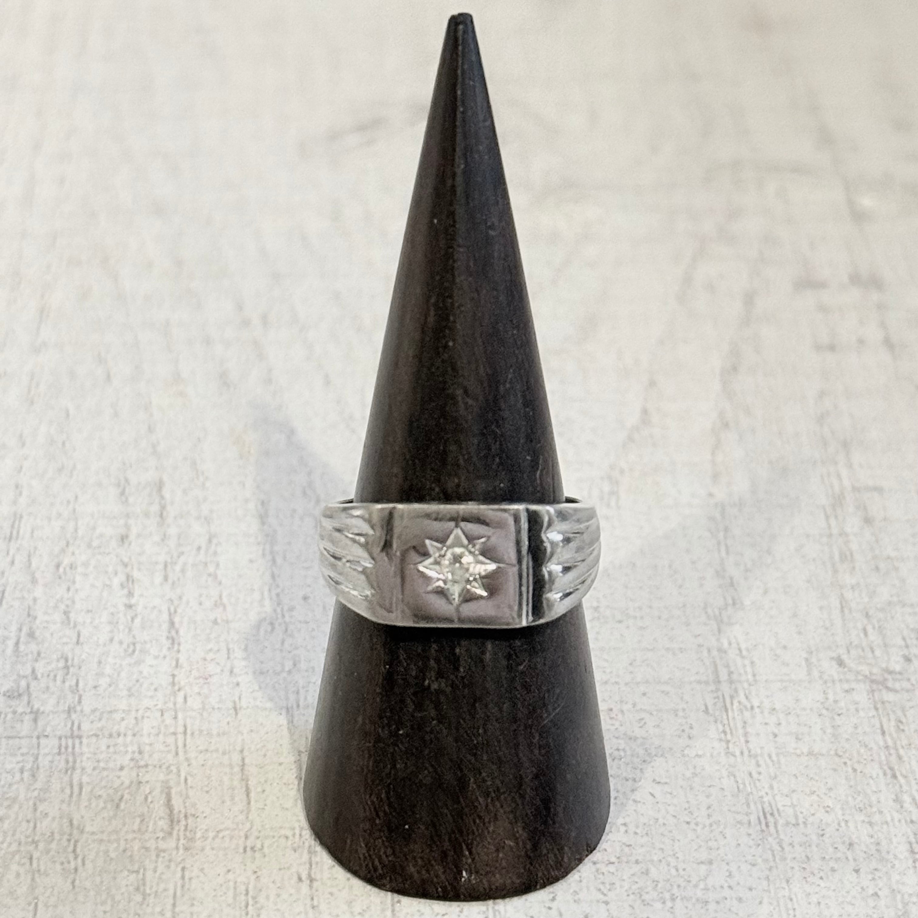 STARBURST SIGNET RING-SILVER925-シグネットリング STARBURST SIGNET RING-SILVER925-シグネットリング