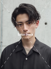 【メンズ】七三アップバング