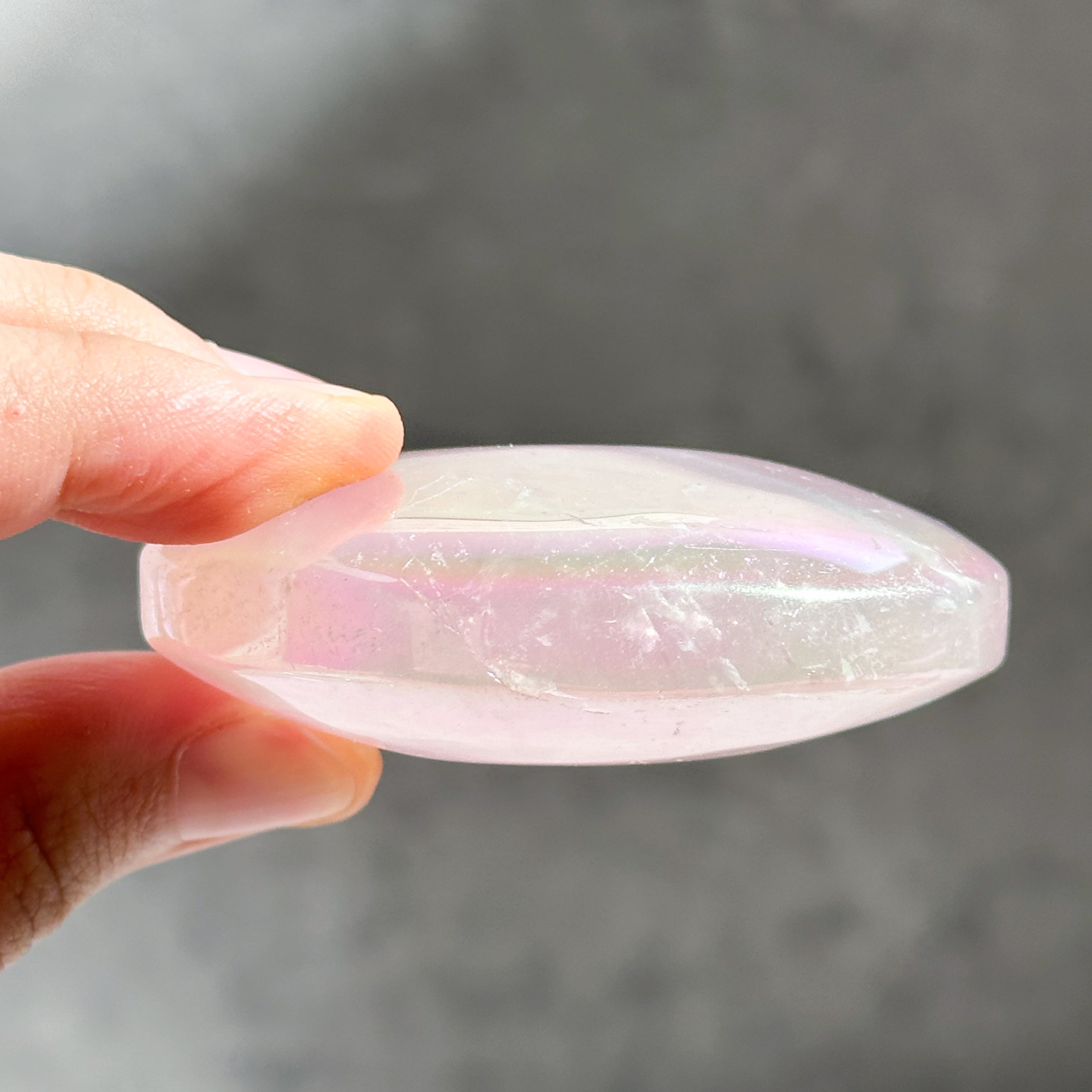 エンジェルオーラローズクォーツ パーム02✧ Angel Aura Rose Quartz