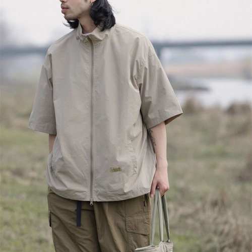 【NOEARS】Retro Zipper Casual Top