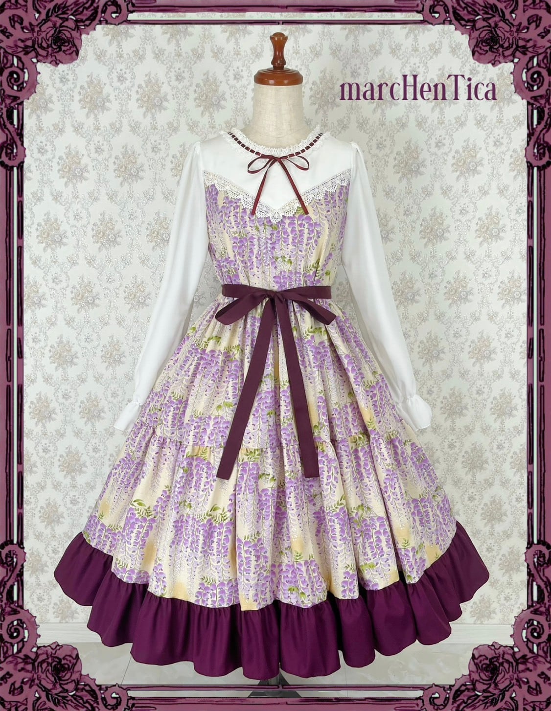 【ご予約券】ウィステリアワンピース