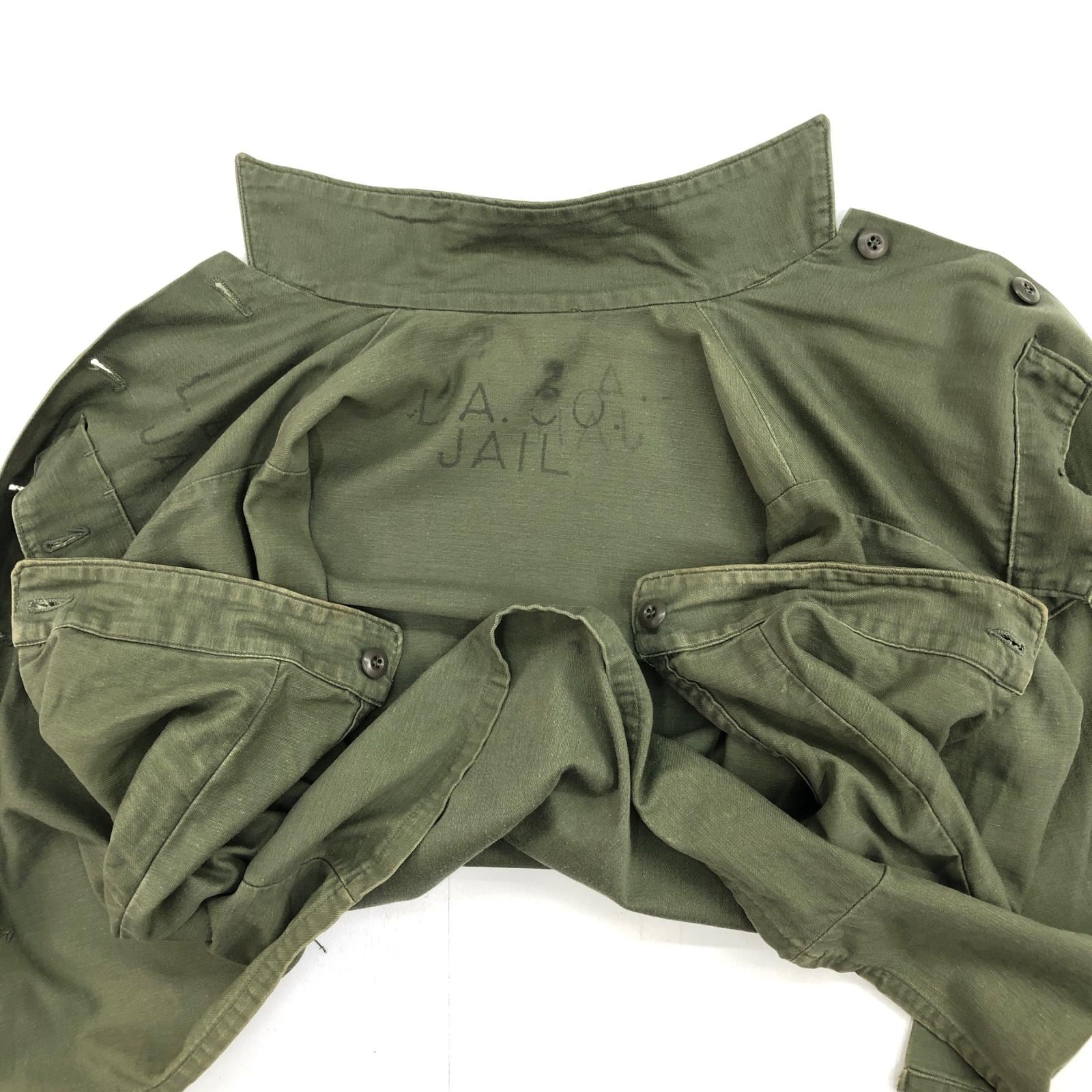 70s OG-107 ユーティリティ シャツ 16½ XL ステンシル U.S.ARMY 70年代 USA製 OG-107 ユーティリティシャツ UTILITY SHIRT