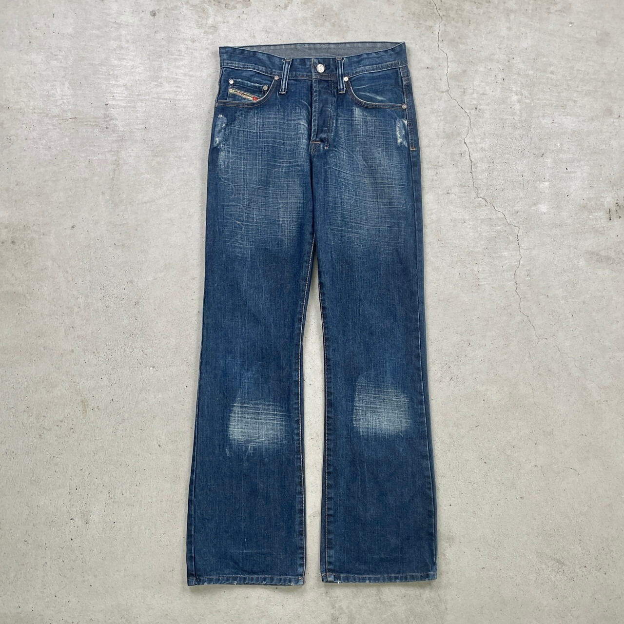 90年代~00年代 イタリア製 DIESEL ディーゼル フレアデニムパンツ 