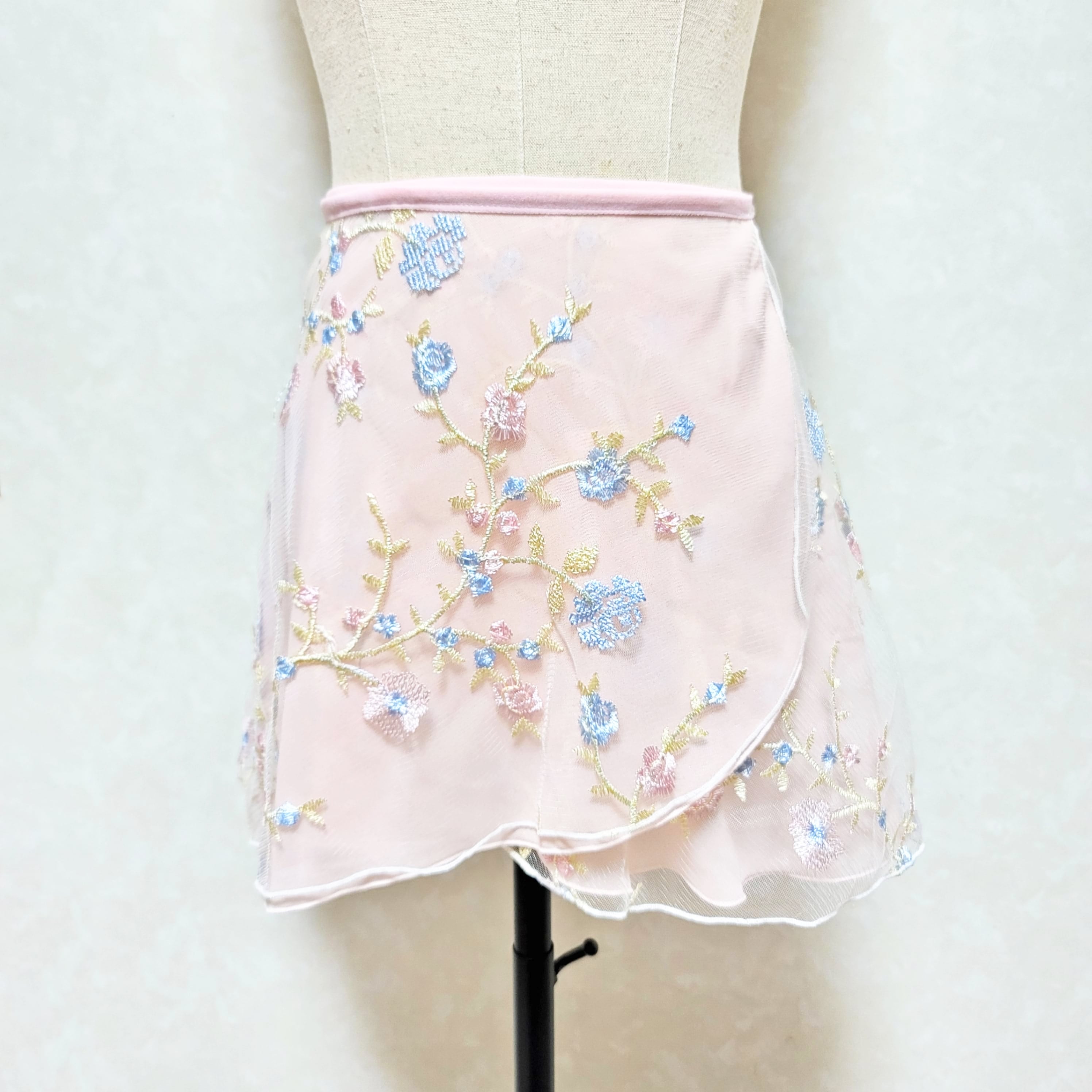 花柄刺繍レースバレエ巻きスカート | Ballet Shop Flora（バレエ