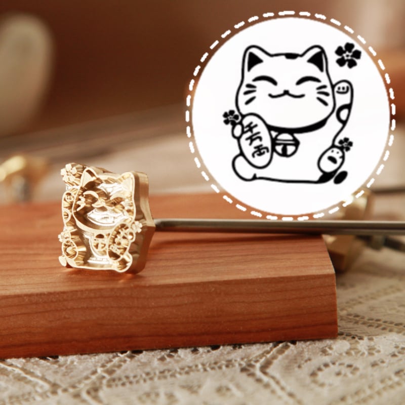 らぷまる -ティアラロリータ- No.15 KUNNKENN 新商品 招福招き猫 焼印 焼きごて 招き猫 真鍮 | ゆき 焼き印