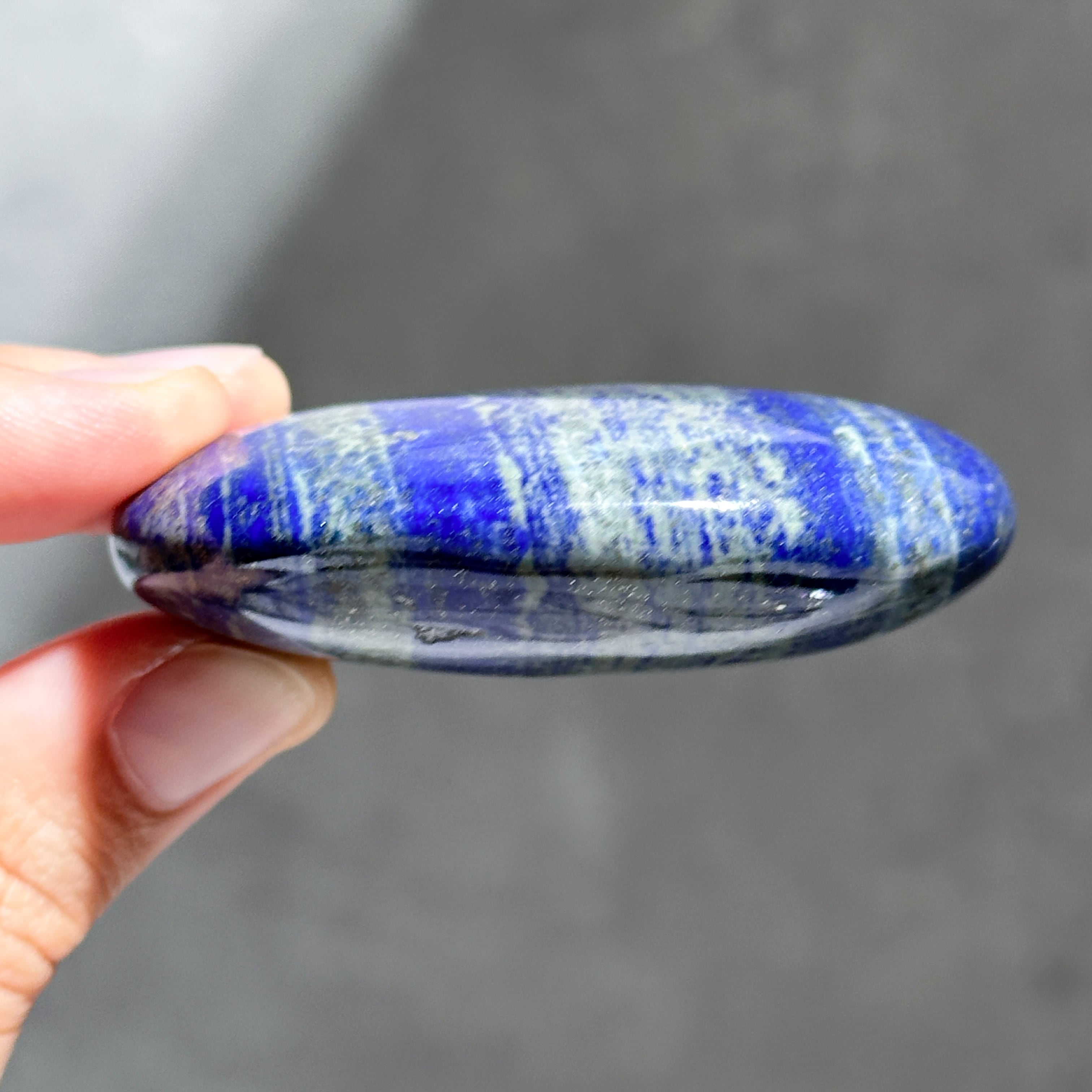 ラピスラズリ パームストーン81◇ Lapis Lazuli ◇天然石・鉱物
