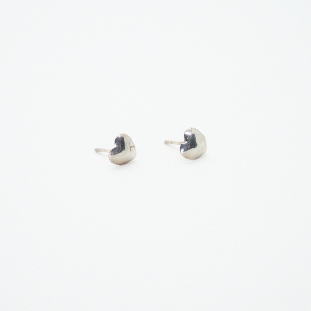 Silver Heart Earring｜Sterling Silver