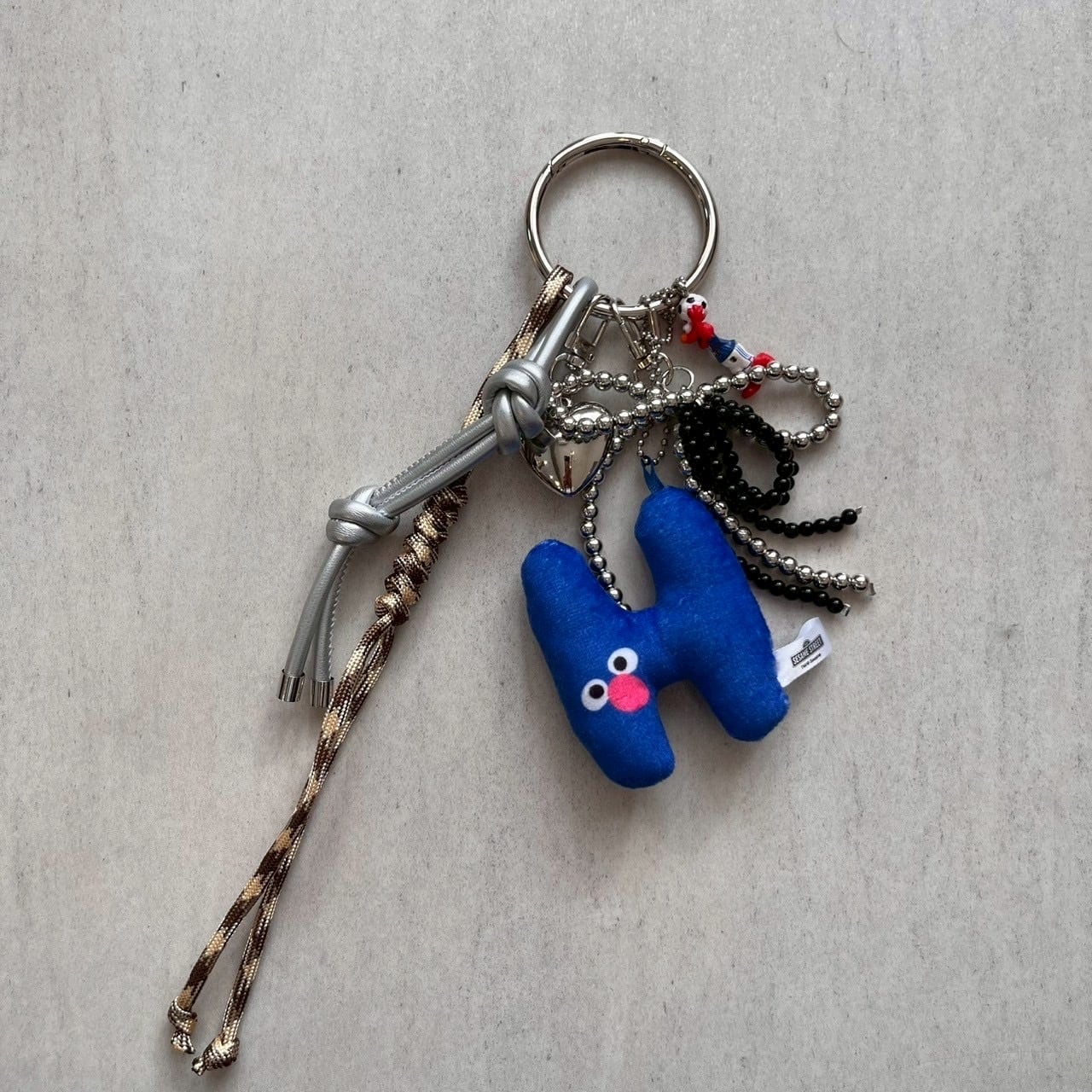 《 送料無料 》【 Lineu 】セサミストリート ブルー H & サッカーエルモ