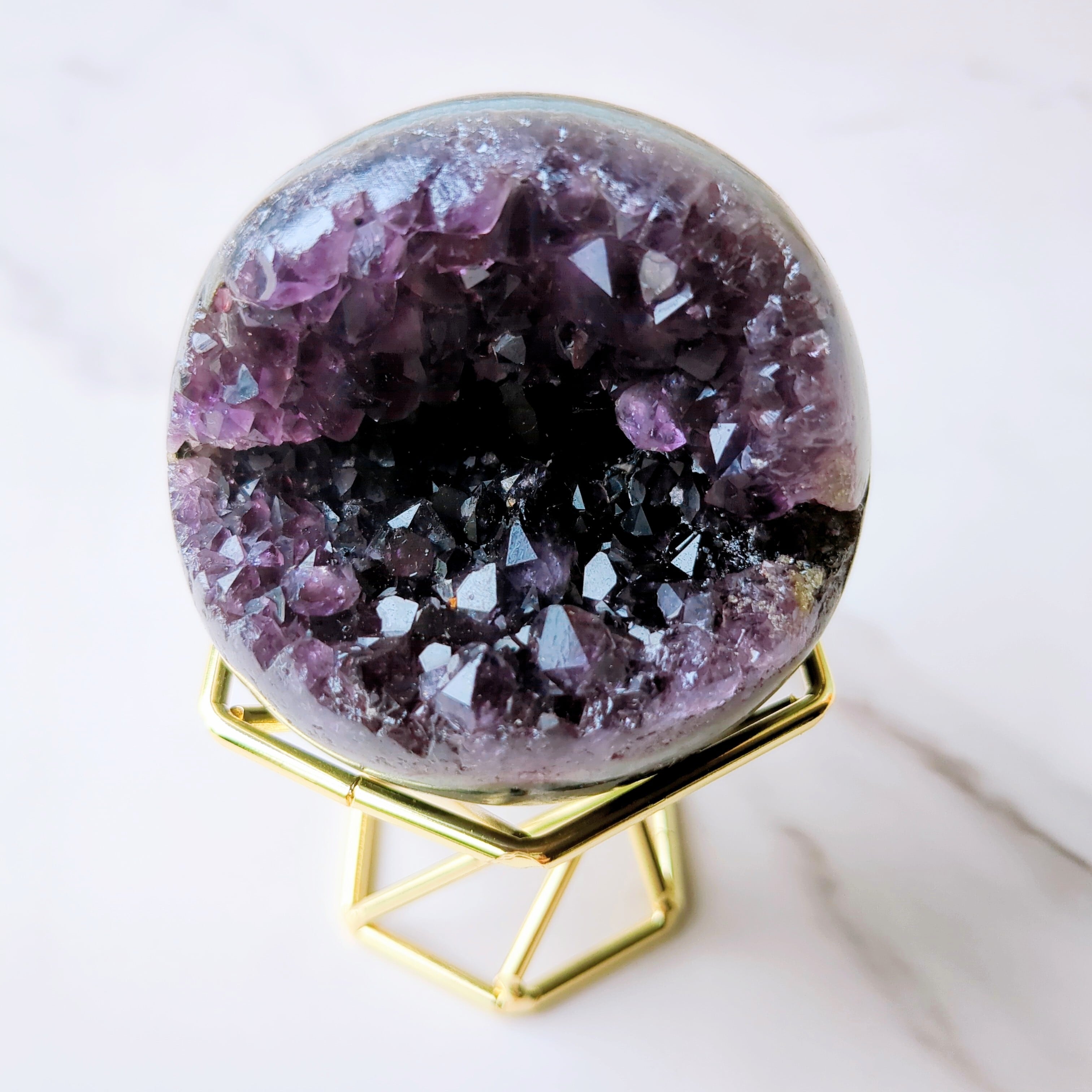 アメジスト天然石 笑口 スフィア アメジストスフィア 笑い口 | Kamuy stone