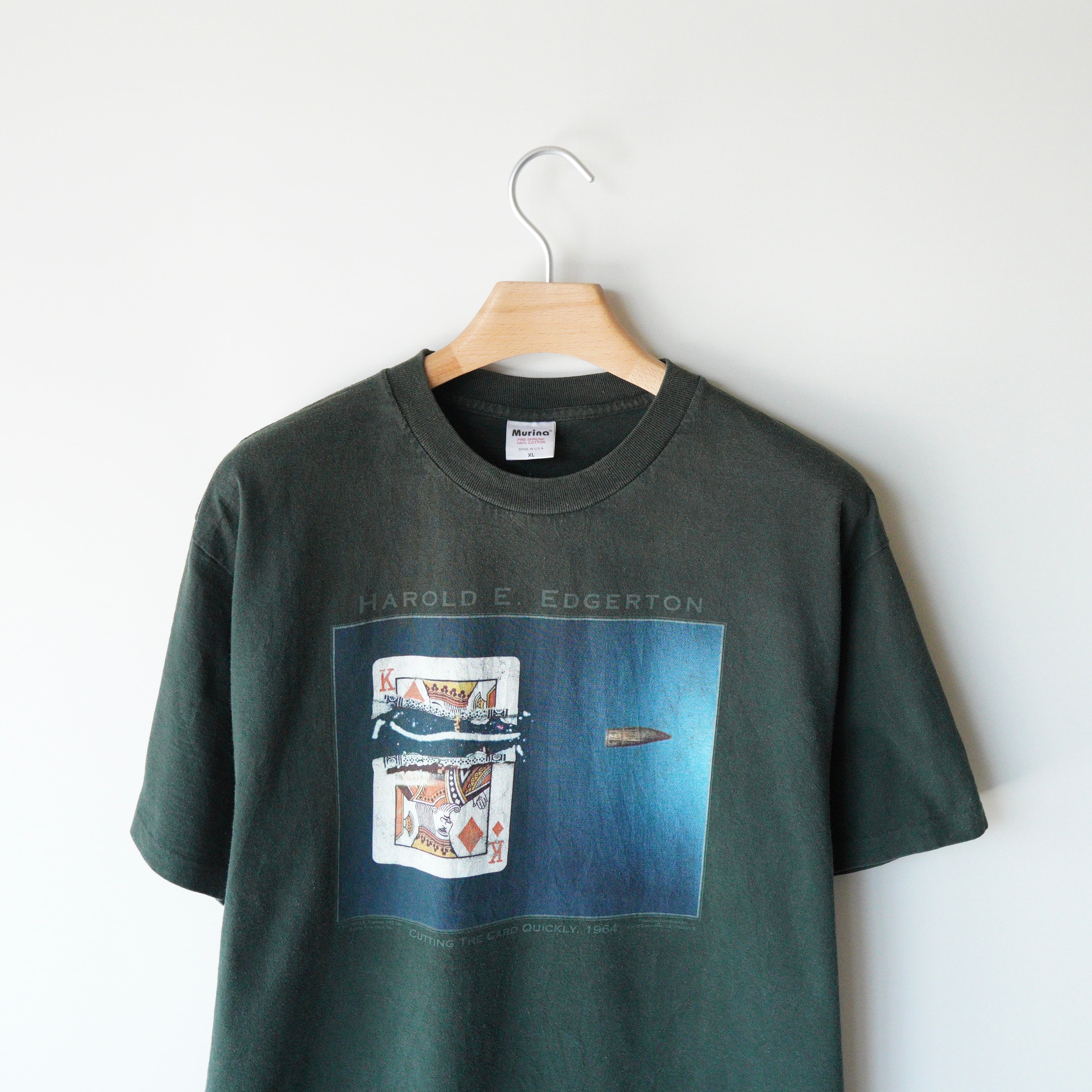ハロルド エジャートン 科学 実験 アート Tシャツ 古着 ビンテージ HAROLD E. EDGERTON