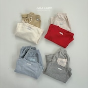 LALALAND 26/SS (Kids)Eyelet slim long-sleeve tee