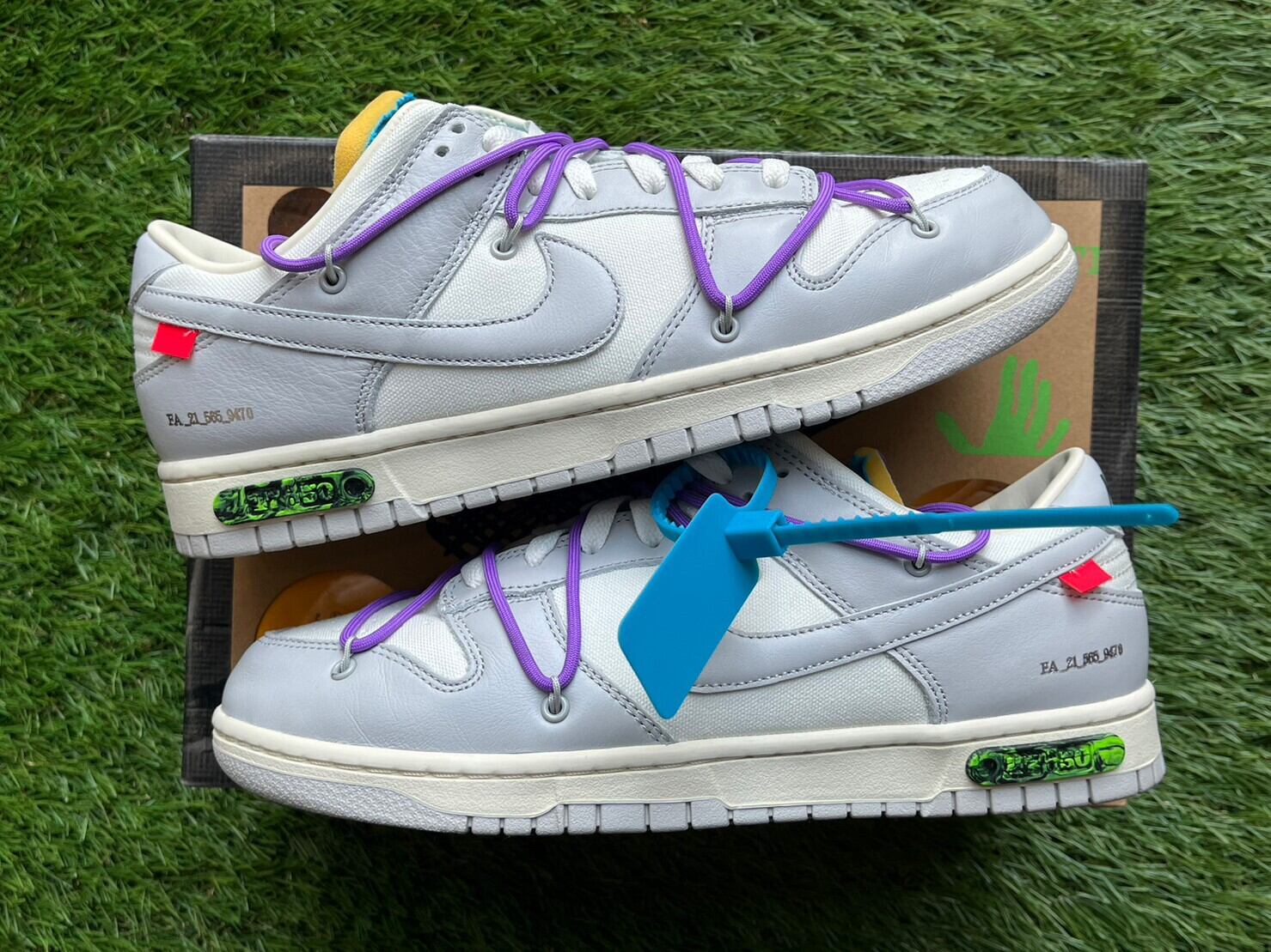 NIKE × OFF-WHITE DUNK LOW THE 50 COLLECTION 50 OF 47 DM1602-125  