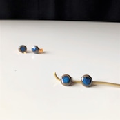 【信楽焼】凛蒼玉 ピアス(イヤリング) 蒼玉シリーズ 陶器 伝統工芸