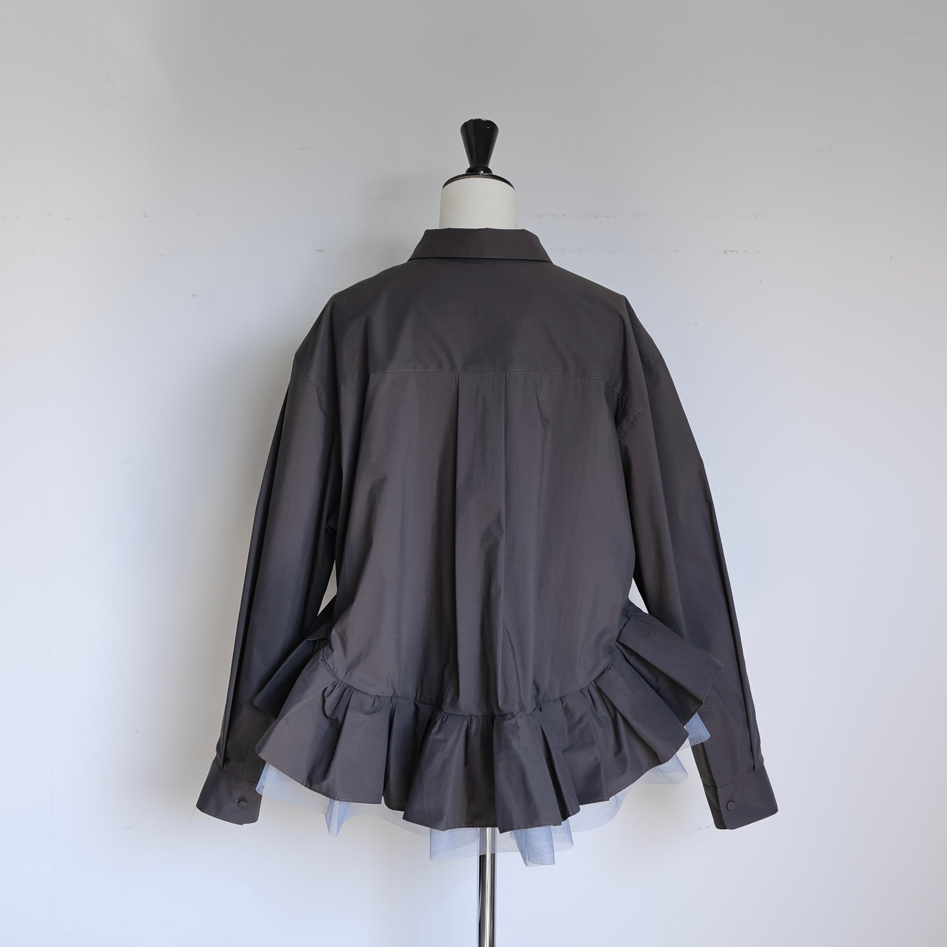GPS-564 Tulle Frill Blouse 2 | gypsohila