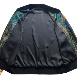 2020SS DSQUARED2 silk souvenir jacket “Tiger”