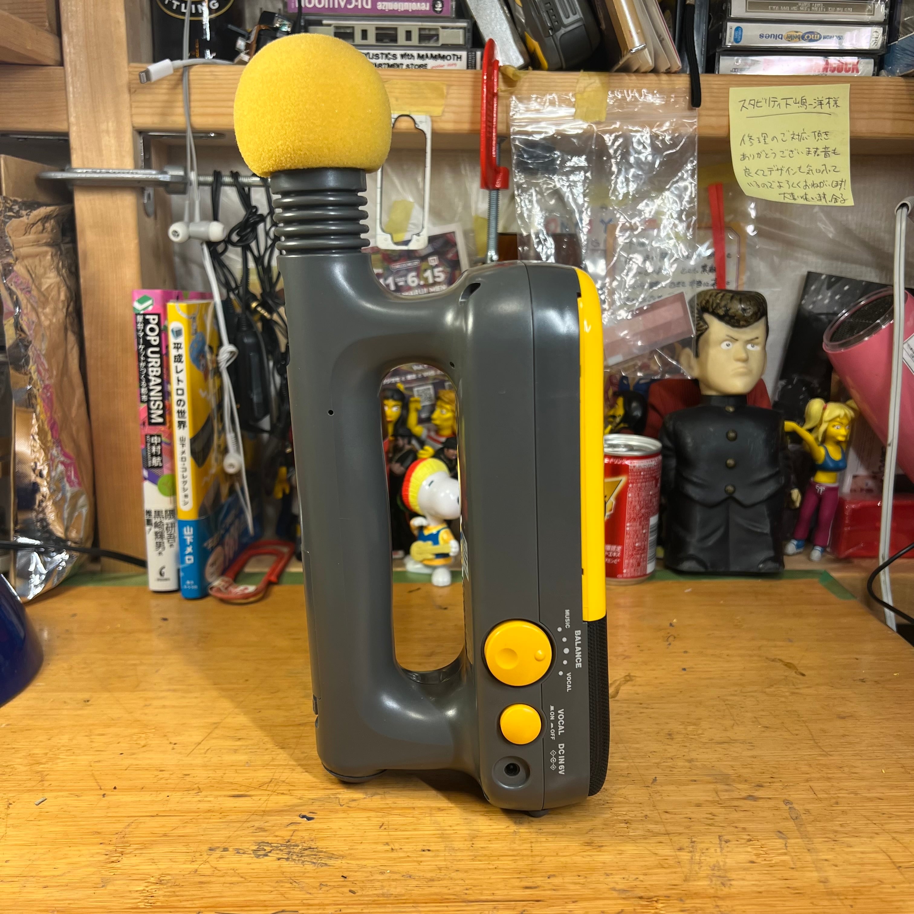 メンテ済可動品] MK-200平成の名品マメカラ ポータブルカラオケ
