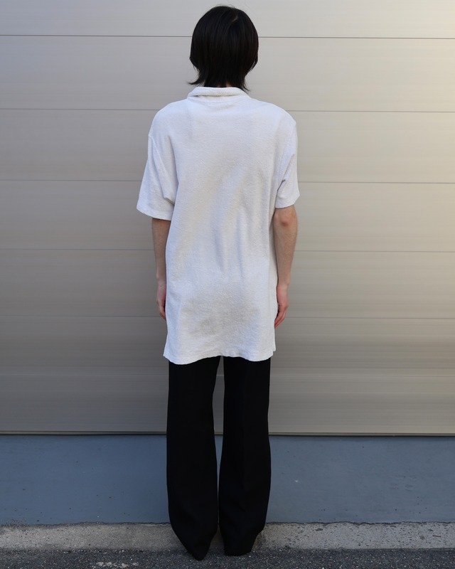 COMME des GARCONS SHIRT pile zip polo
