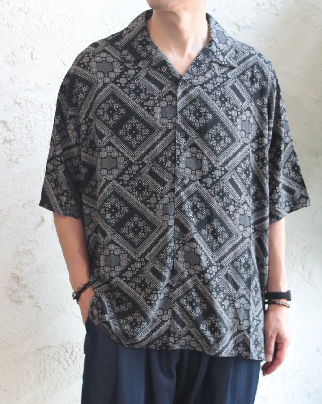 TMDL】バンダナオープンカラーシャツ (260582) | voice clothing store