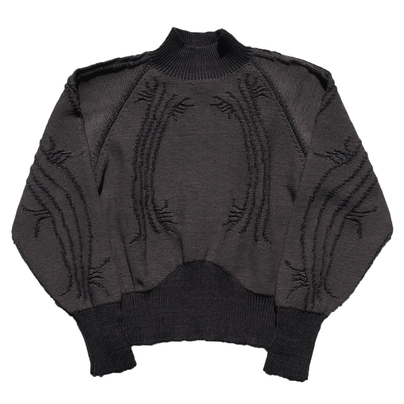 jian ye 24aw cole knit charcoal 