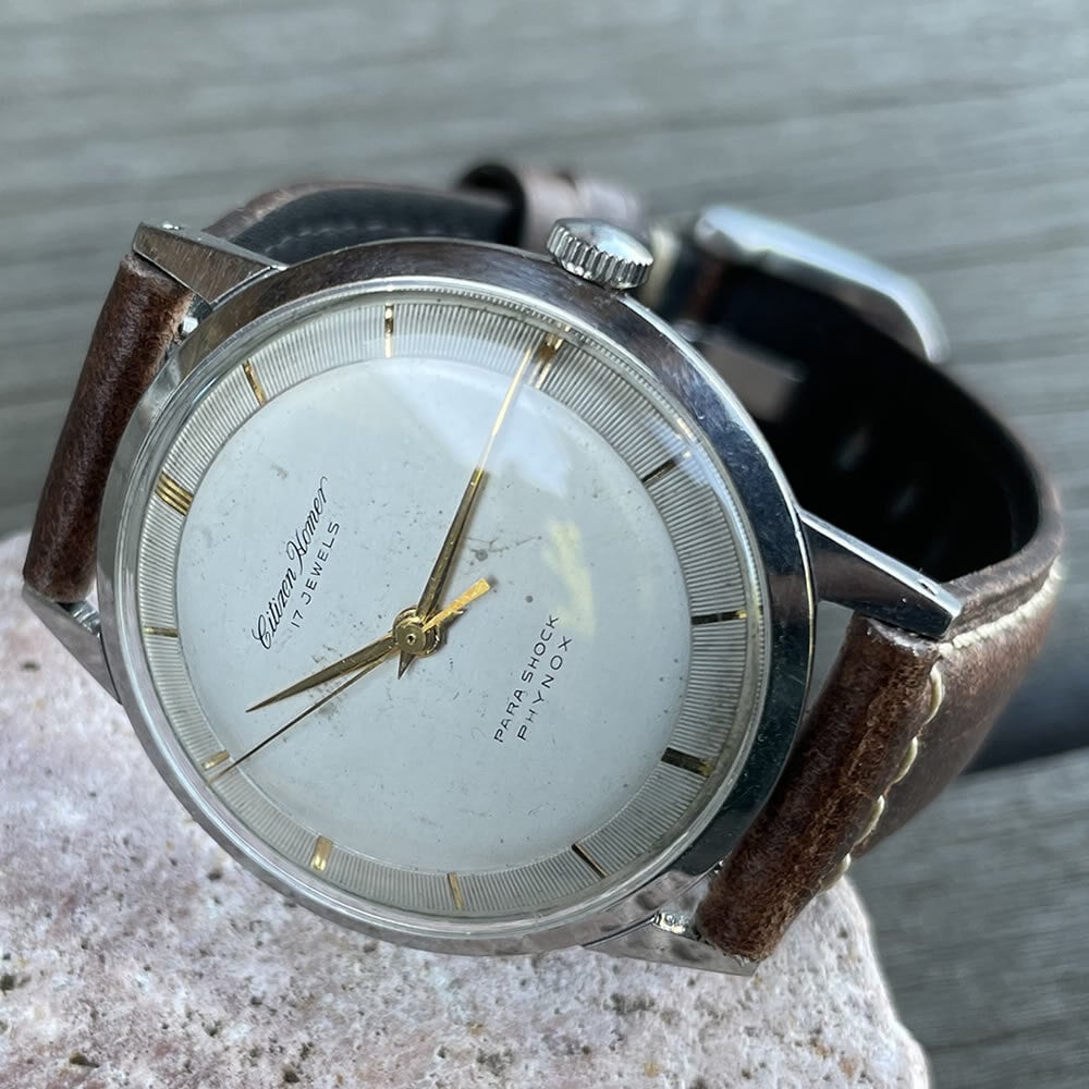 CITIZEN/シチズン HOMER/ホーマー 17石 機械式 手巻き時計 1960年製造 アンティークウォッチ 腕時計