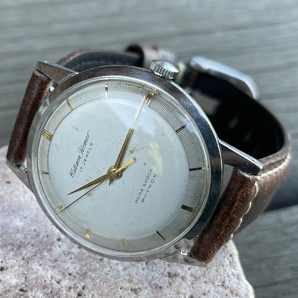 美品 60s CITIZEN 手巻き 17石 腕時計 ヴィンテージ アンティークnekoneko