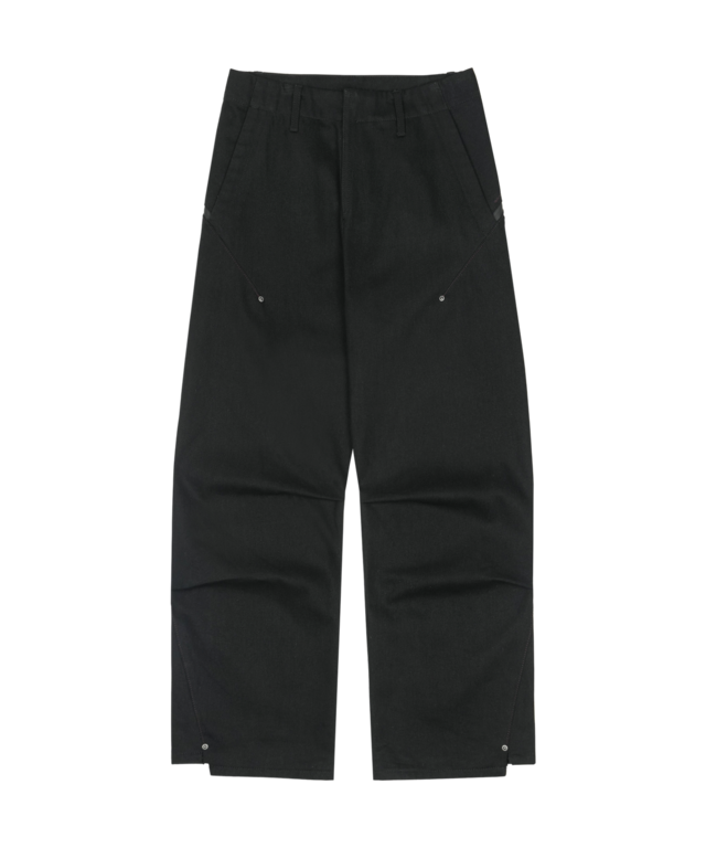 [SAN SAN GEAR] DART DENIM PANTS BLACK 正規品 韓国ブランド 韓国通販 韓国代行 韓国ファッション sansan san san sansangear サンサンギア