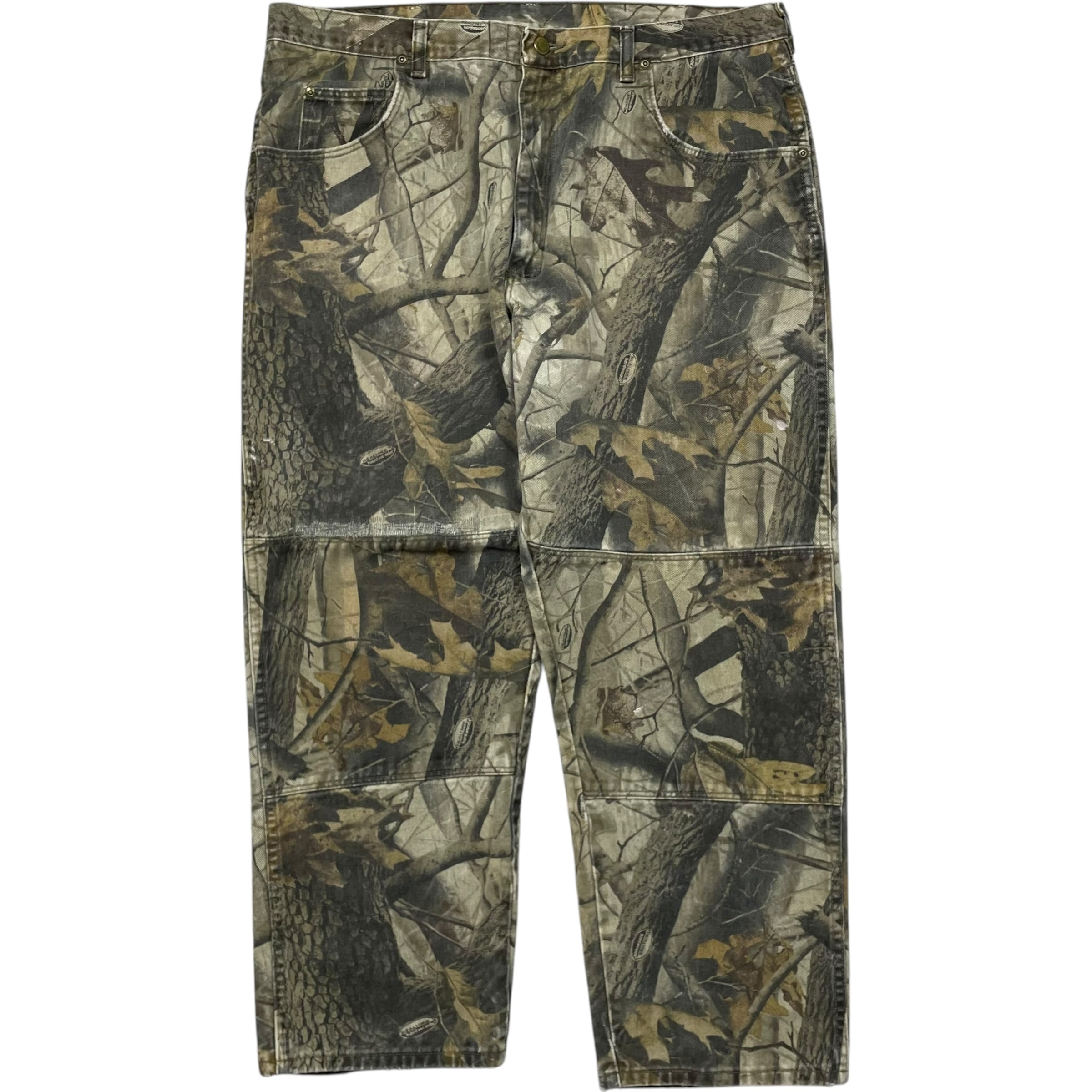 《実寸W39 L28》wrangler ラングラー リアルツリーパンツ ダブルニー no.6080