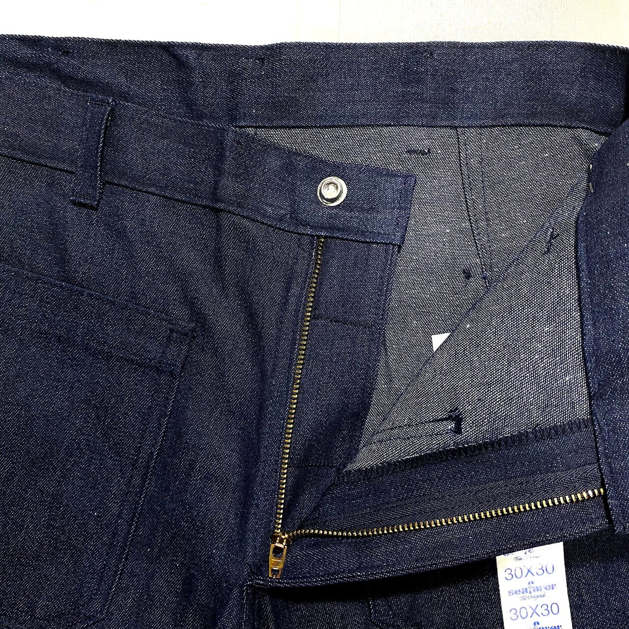 90年代 デッドストック SEAFARER デニムセーラーパンツ フレアパンツ