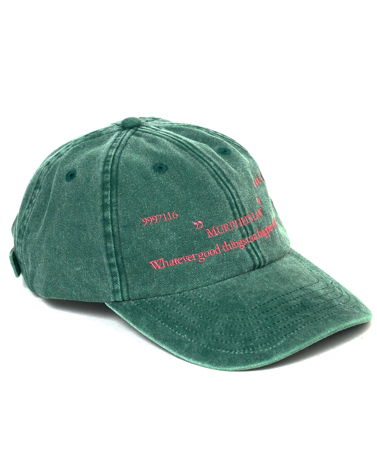 MURPHH  "MURPHH'S LAW" CAP〔FADE GREEN〕