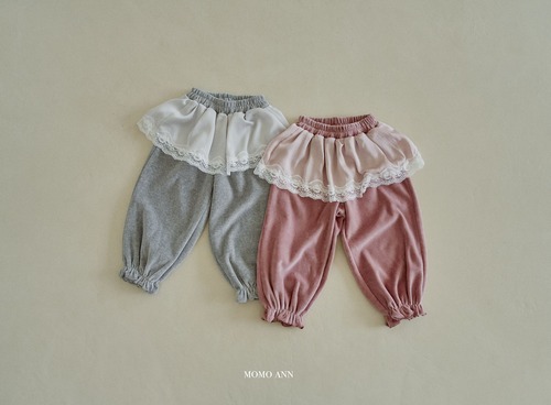 momo ann［取寄］satin jogger pants 26winter