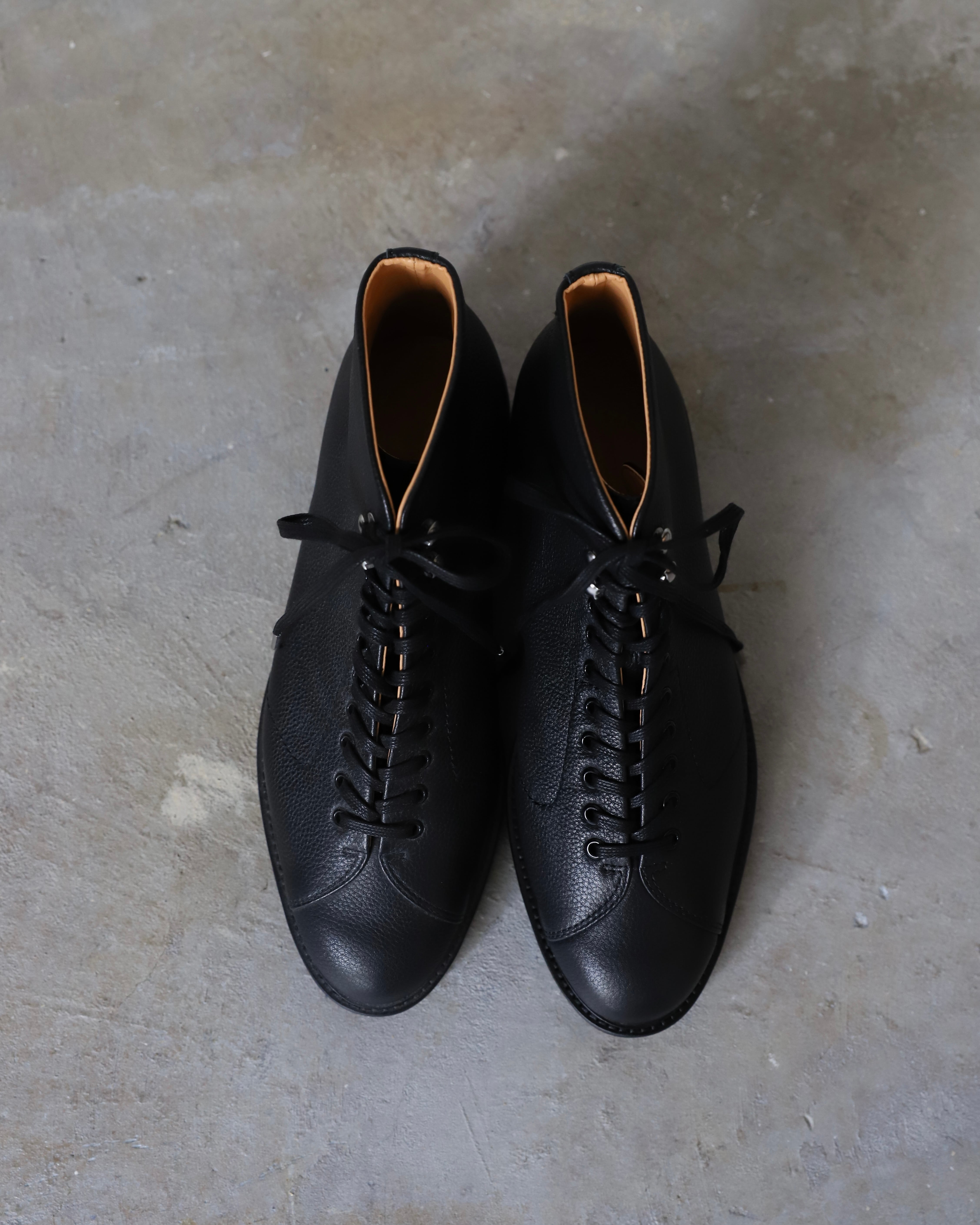 22-24cm】Toe Lace up Leather Boots | AMBERGLEAM 22-24cm】Toe Lace up Leather Boots | AMBERGLEAM