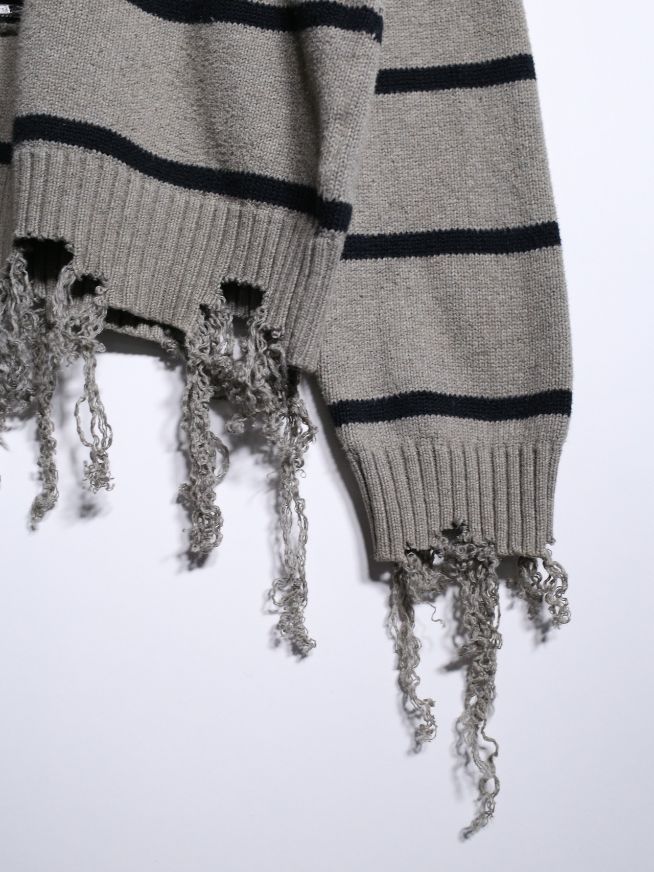 REMAKE / zipper custom border bolo knit - 10