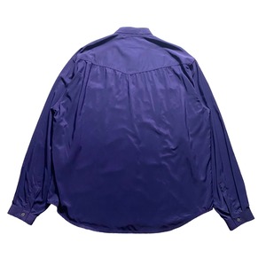 vintage VERSACE JEANS COUTURE purple nylon stretch shirt