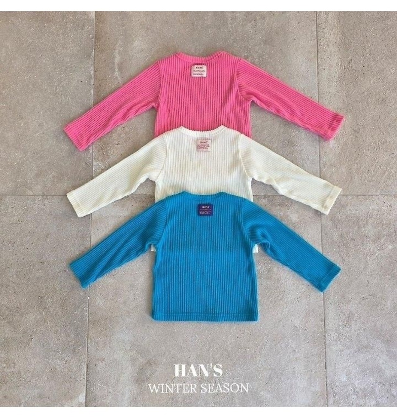 ハンス / Hans / シューティング裏起毛T / 韓国子供服 / キッズ / 26winter〖取寄〗*XXS~JS*