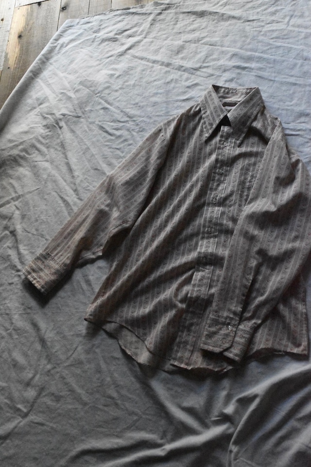 1970s Pale pink stripe shirt