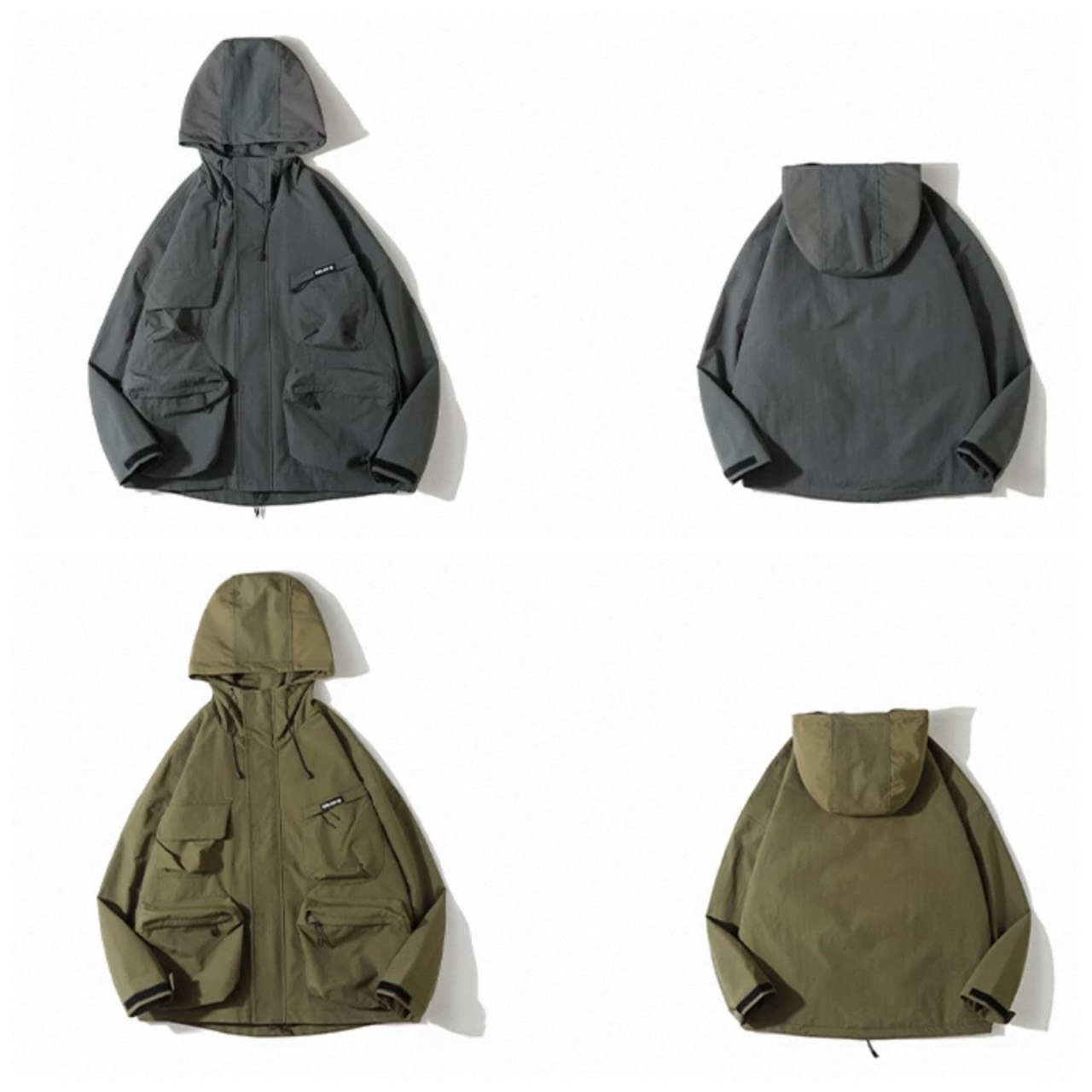 Stand collar utility jacket 0065 - 17