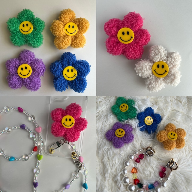 SMILEY FLOWER GRIP -6color-