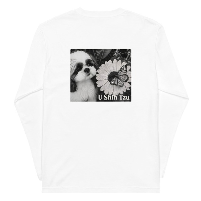 Shih Tzu in Bloom Long Tee U0079