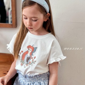 «予約»«ジュニアサイズあり»«poisson» プリンセストップス 2colors