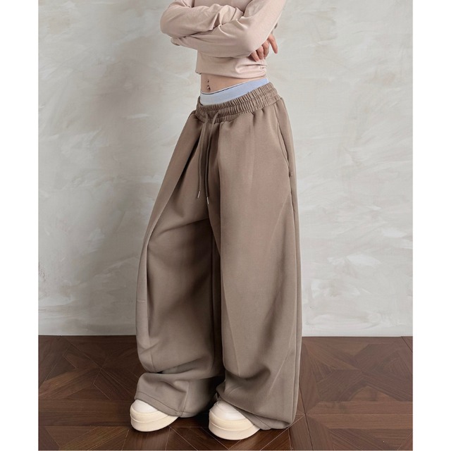 tucked sweatpants　タックスウェットパンツ　J1788