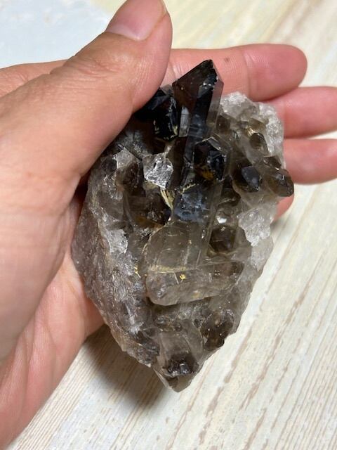 天然石　モリオンクラスター モリオン水晶クラスター約83g | 天然石•パワーストーンのクリスタル